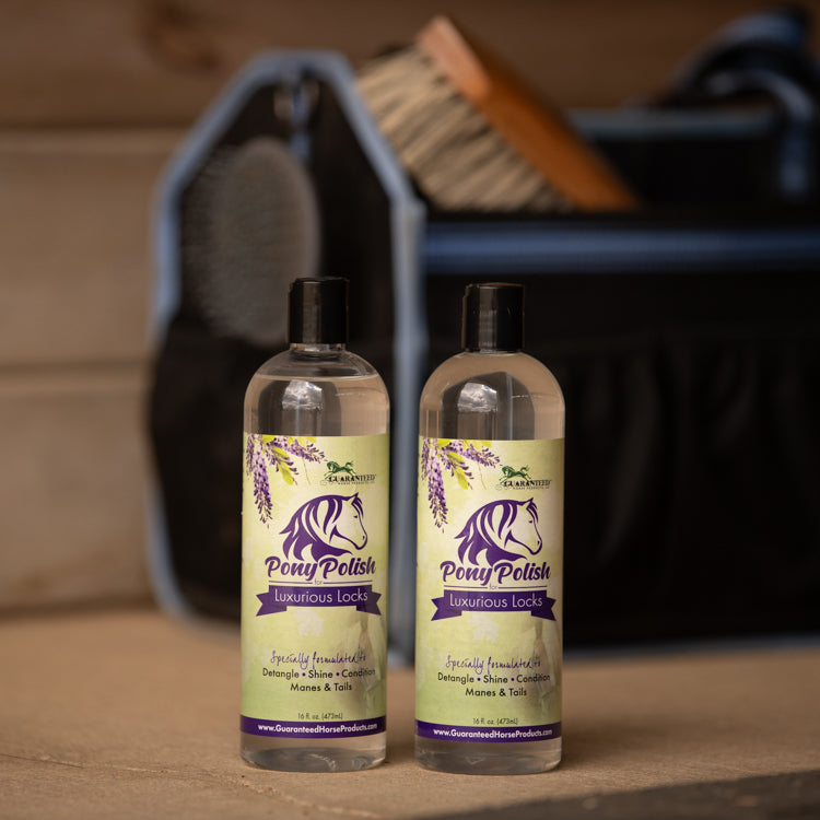 Horse conditioner and horse detangler bundle, Pony Polish by Guaranteed Horse Products