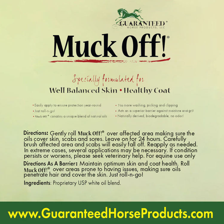 Horse Dermatitis Treatment, Muck Off!